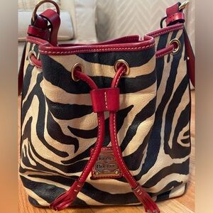 Rare vintage Zebra print Dooney satchel